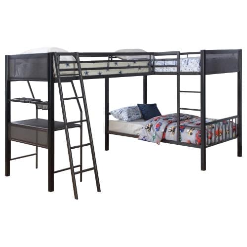 Triple Twin w loft bed
