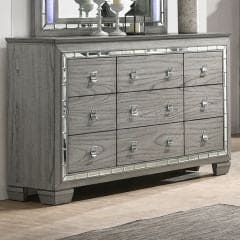 Dresser with mirror