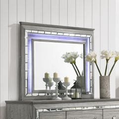 Dresser with mirror