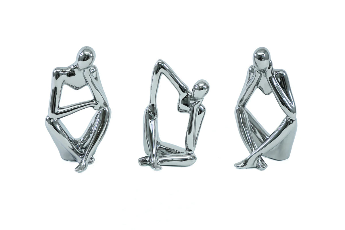 3pc Figurine Sculptures