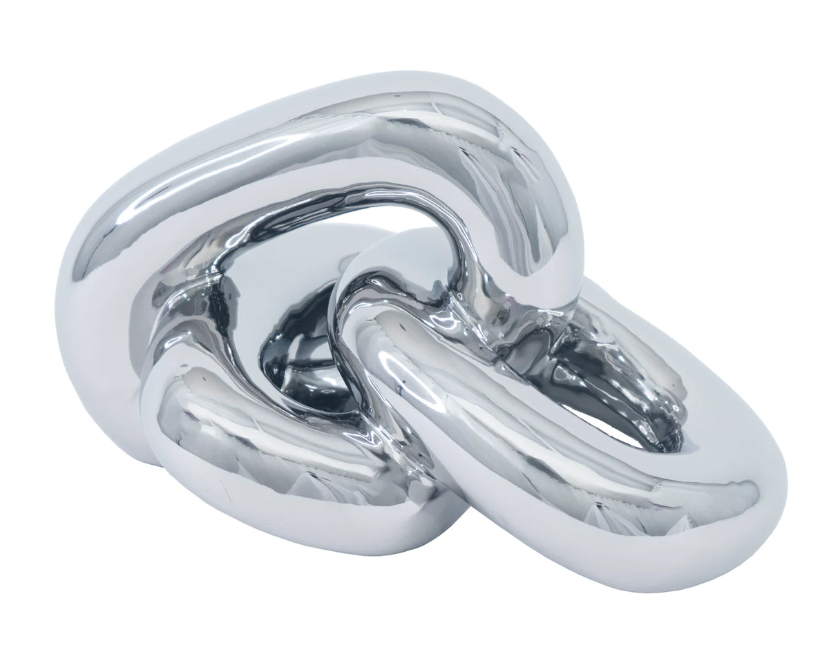 Chain Link Ceramic Sculpture