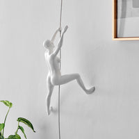 MATTE BLACK & WHITE WALL SCULPTURE COUPLE