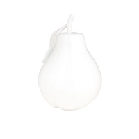 SOLID COLOR PEAR SCULPTURE // WHITE