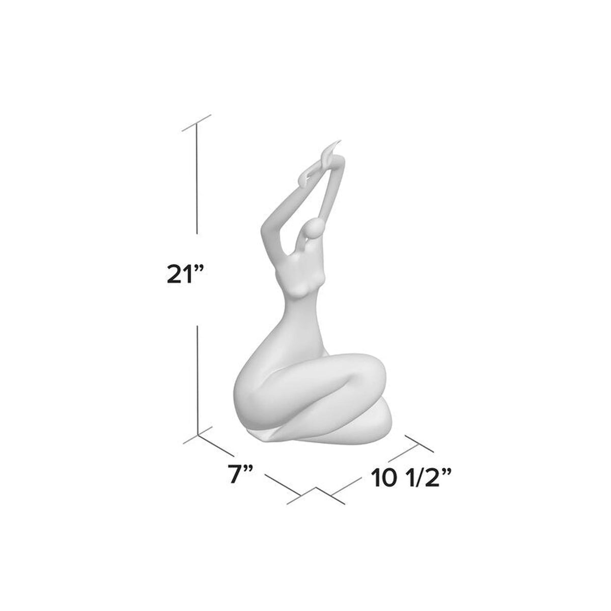 ELIZABETH SCULPTURE // LARGE CHROME