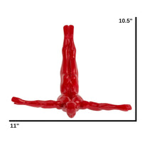 DIVER WALL DECOR SCULPTURE //11" RED