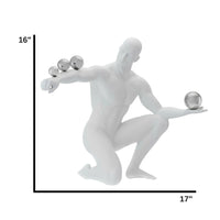 JEAN SCULPTURE // MATTE WHITE AND STEEL