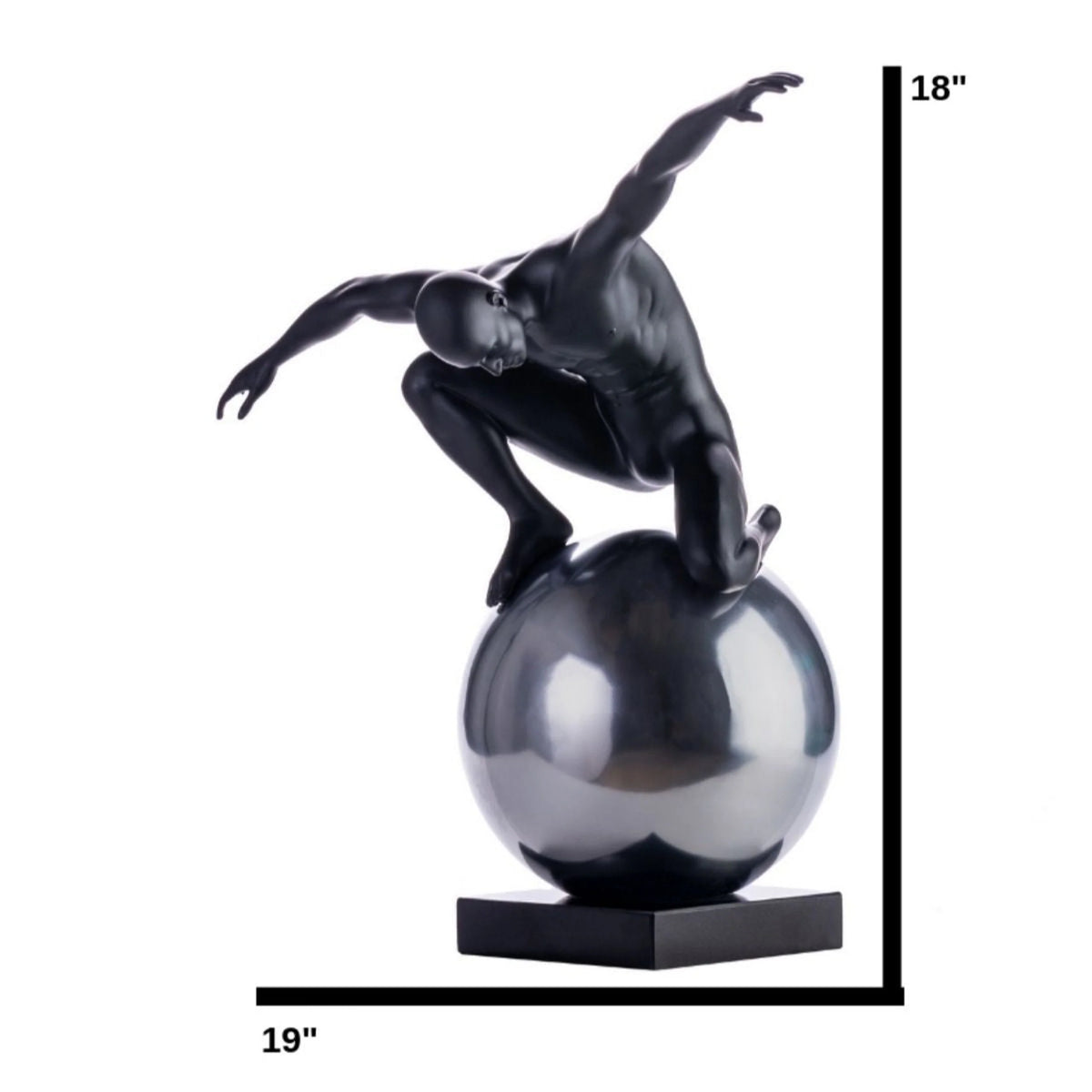 EQUILIBRIUM STRUCTURE // MATTE BLACK AND SEMI CHROME