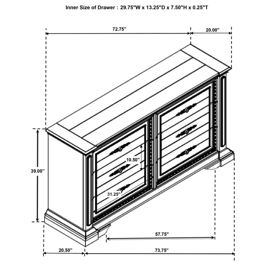 Dresser-mirror-chest