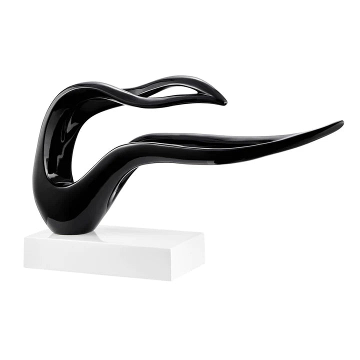 SAGGITA ABSTRACT SCULPTURE // BLUE SILVER OR BLACK