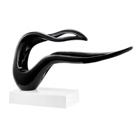 SAGGITA ABSTRACT SCULPTURE // BLUE SILVER OR BLACK