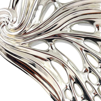 BUTTERFLY WINGS CHROME SCULPTURE