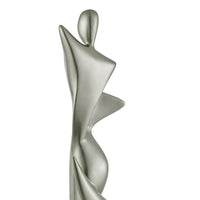 ALLEGRA 32.5-INCH SCULPTURE - METALLIC RED OR GREY