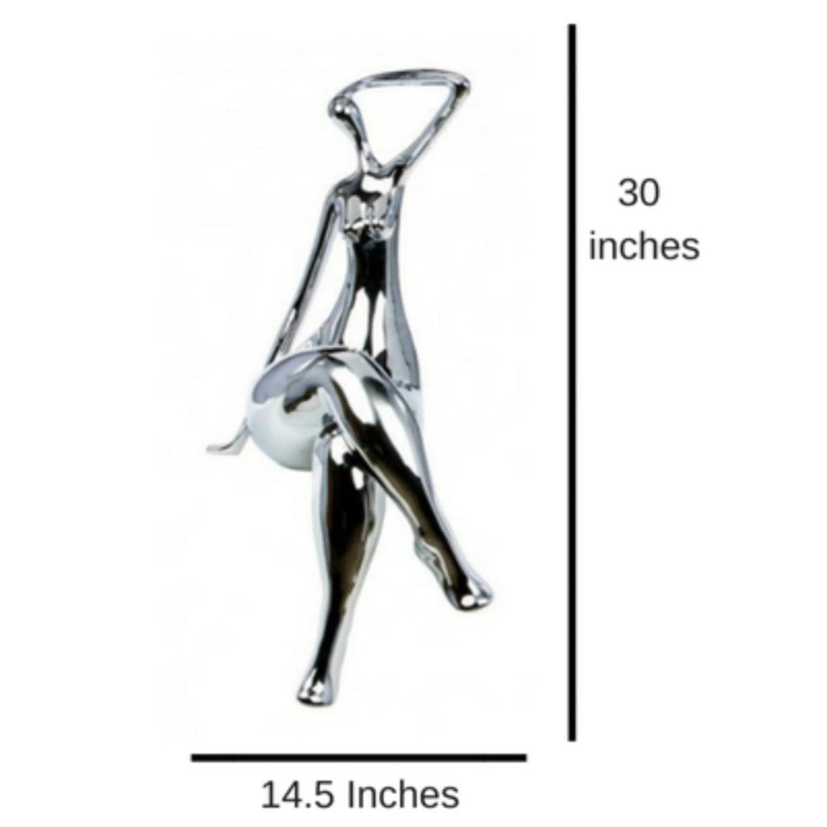 ISABELLA SCULPTURE // LARGE CHROME,BLACK OR GOLD