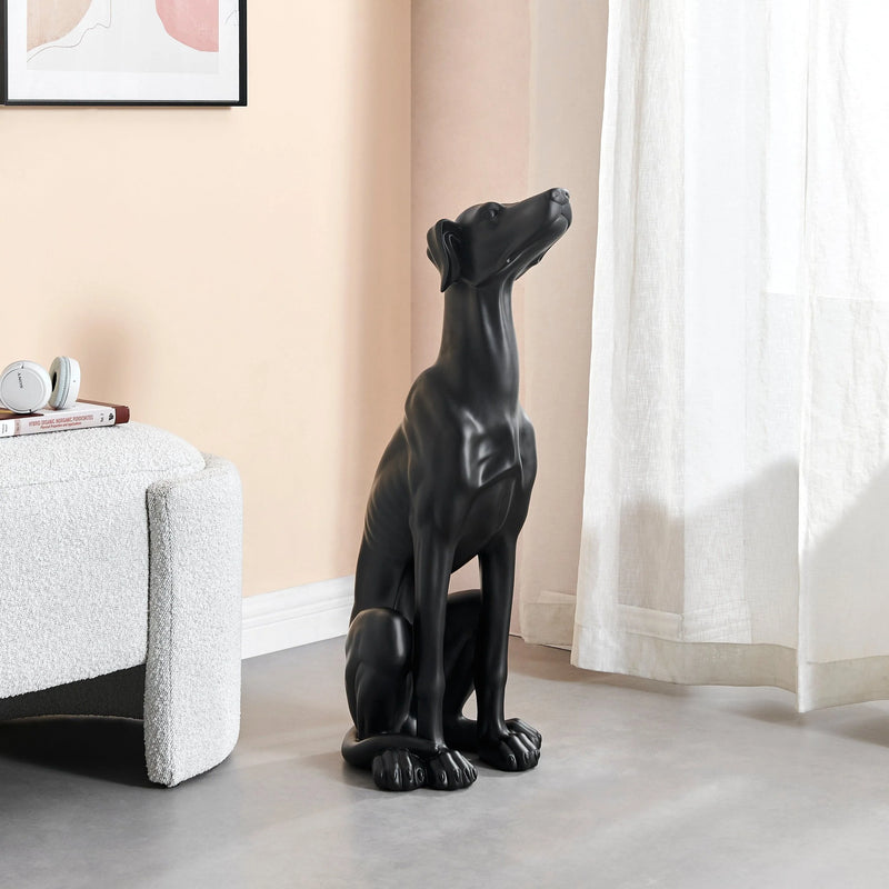 GREYHOUND SCULPTURE // MATTE WHITE OR BLACK