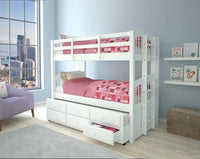 Bunk bed Twin-twin 2 colors