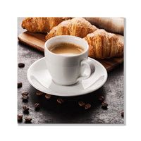 Café glass art 4 pc set