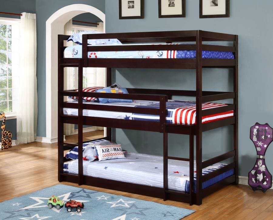 Triple Twin bed