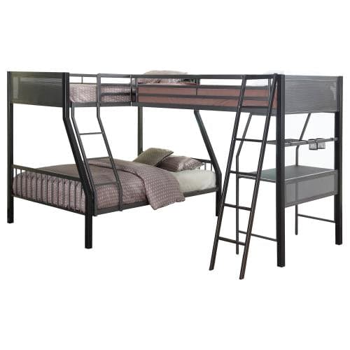 Trío Twin over full w loft bed