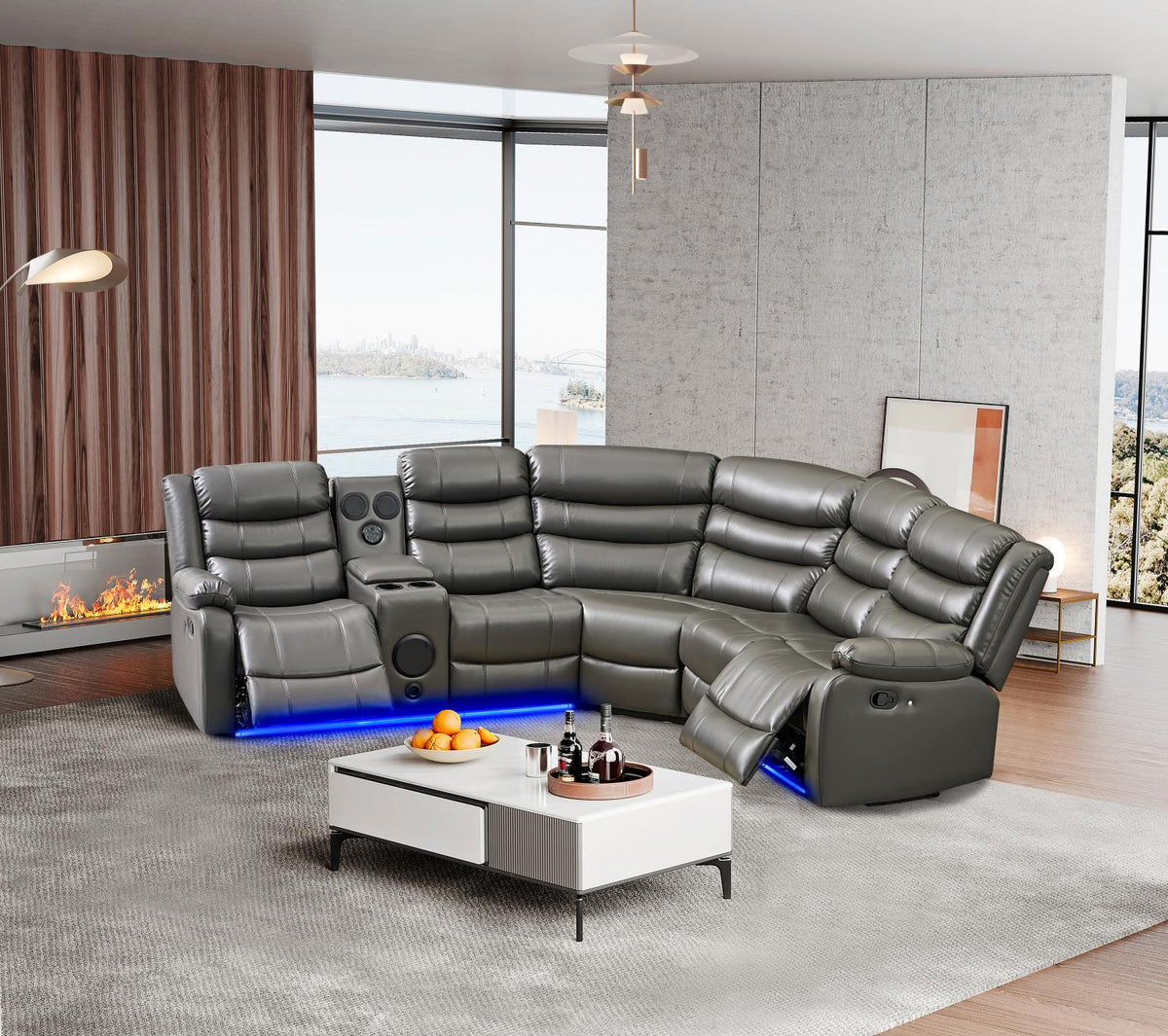 Sectional recliner