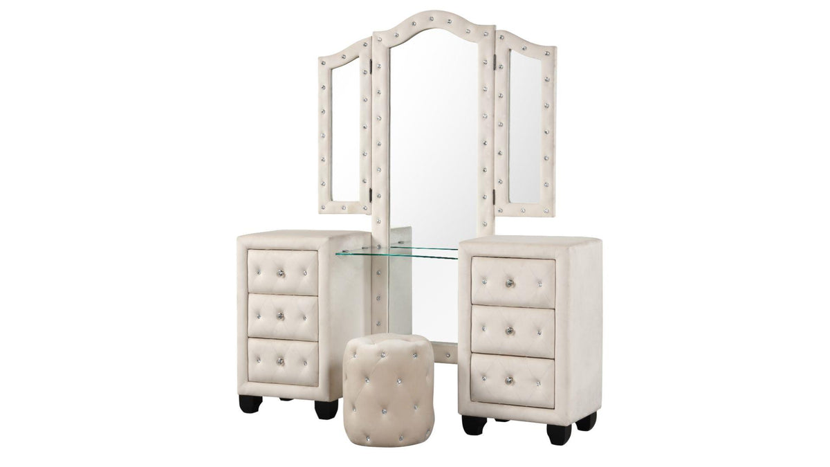 BEDROOM SET WITH VANITY
