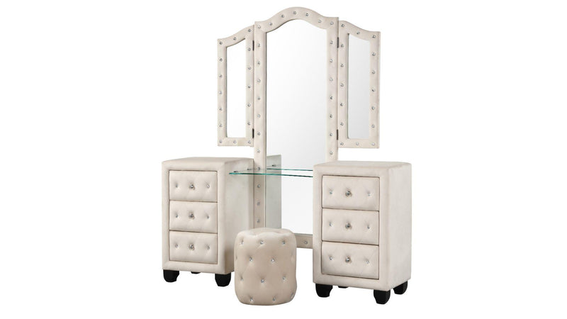 BEDROOM SET WITH VANITY
