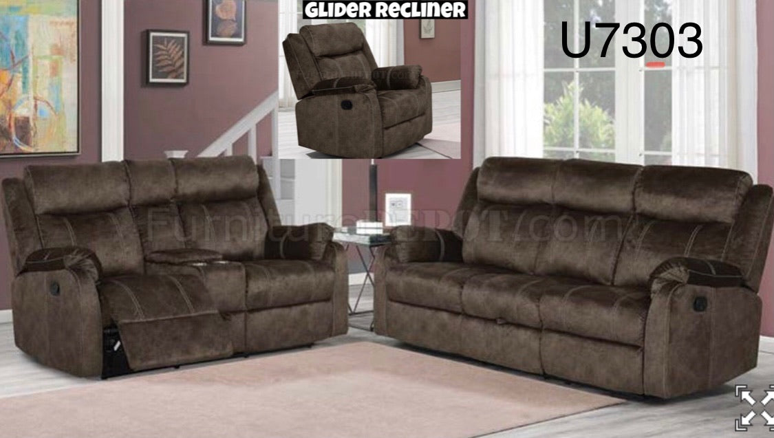 Living room set recliner