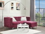VELVET SECTIONAL