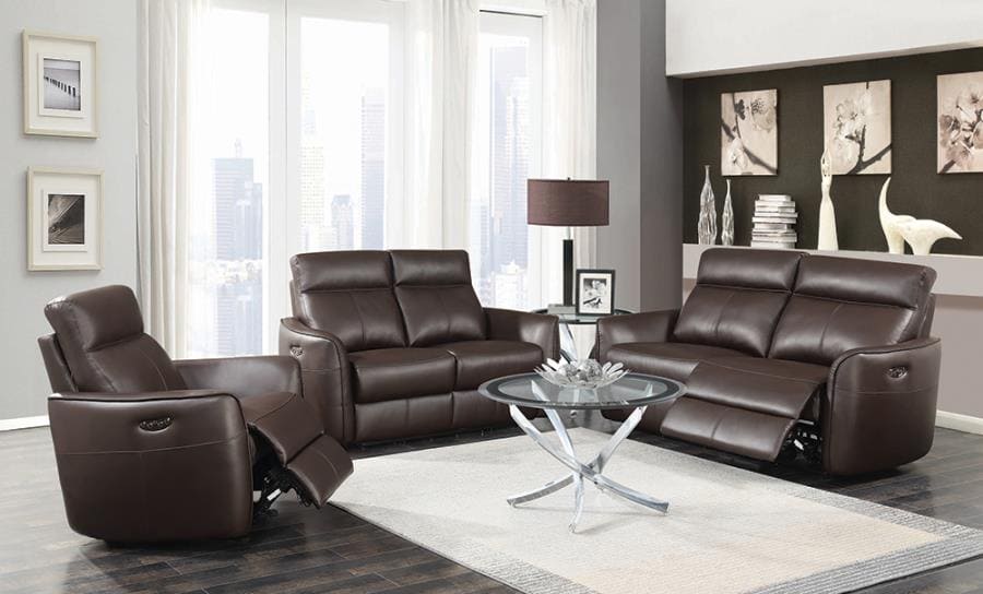 POWERS LIVING ROOM  RECLINERS SOFA AND LOVESEAT - FIVE STAR FURNITURE LIQUIDATION