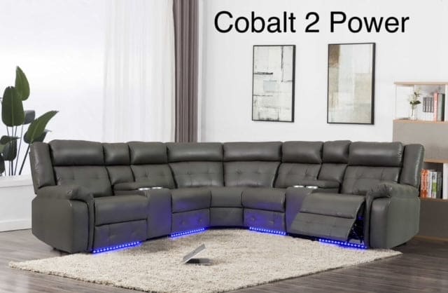 POWERS RECLINER SECTIONAL - FIVE STAR FURNITURE LIQUIDATION